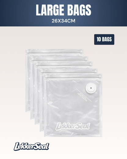 Reusable Vacuum Bags - Large (26x34cm)