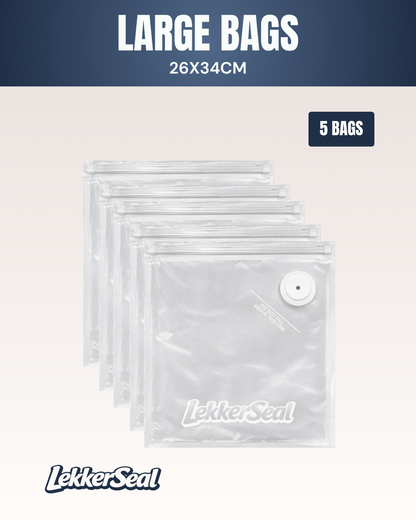 Reusable Vacuum Bags - Large (26x34cm)